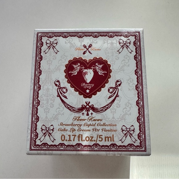 Flower Knows | Strawberry Cupid Collection Cake Lip Cream in V01 Vanitea, NIB - Picture 2 of 7